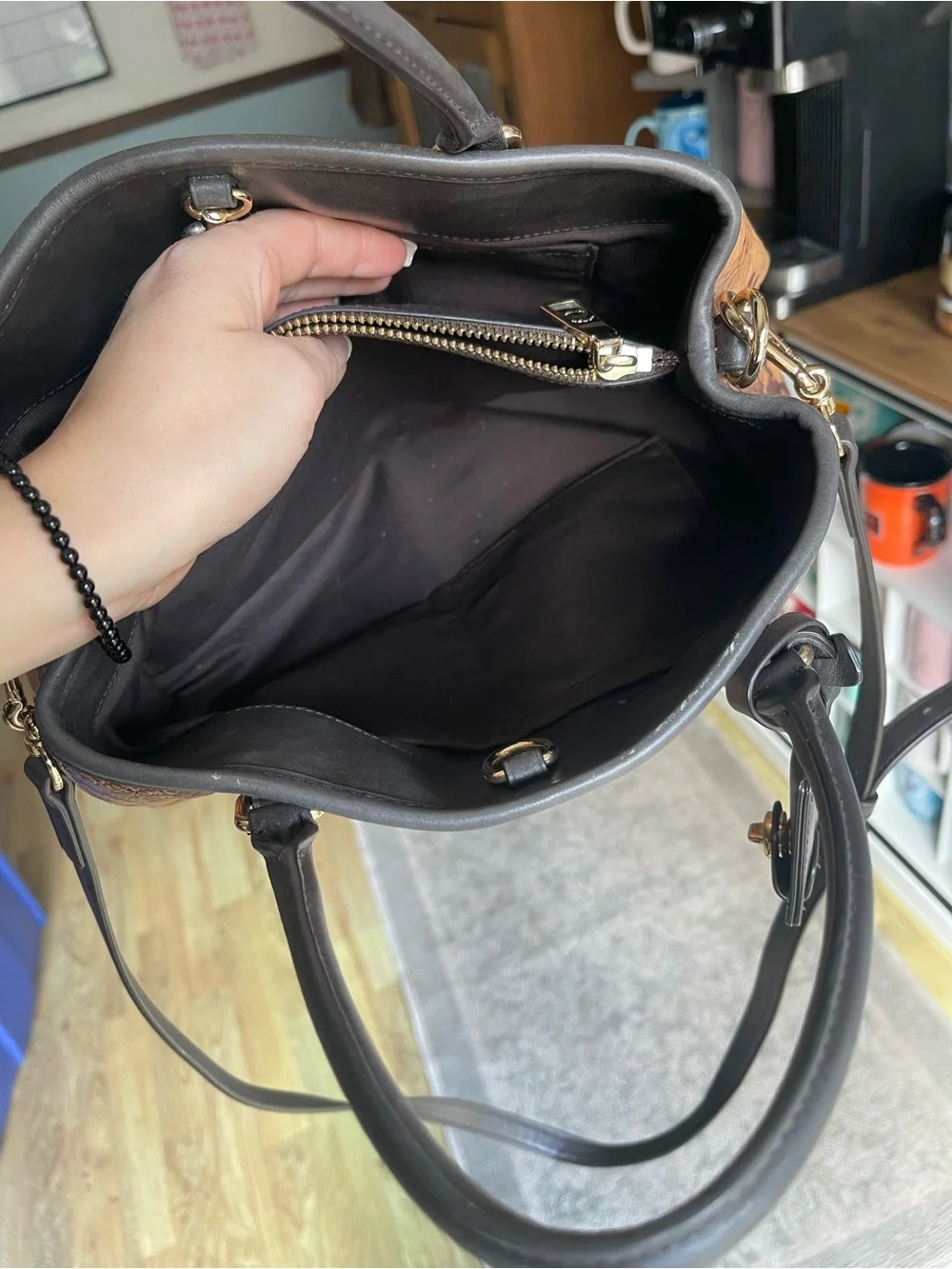 Coach Snake Margo Carryall Crossbody Shoulder Bag F35275 (180)